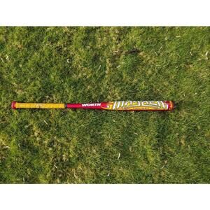 Worth Mayhem WCNMAY 34” 27 Oz Orange Red Softball Bat Single Wall 2 1/4" Dia
